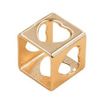 Cube Shape Scarf Ring Silk Scarf Holder Ring Fashion Cube Scarf Slide for Women Neckerchiefs Shirts Shawls