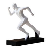 Male Runner Sculpture Abstract Resin Home Decoration for Running Figurine Modern Living Room TV Stand Desk balta