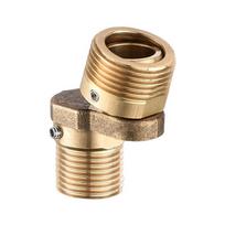 Copper Angled Curved Foot Thickened Angle Adjustment Eccentric Screw Corner Wall Mounted Shower Faucet Adapter Bathroom Hardware