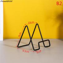1x Black Gold Holder Desktop Display Stand Storage Shelf For CD LP Vinyl Record EP yellow