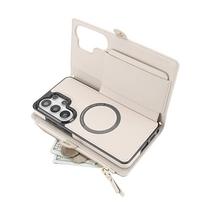For Samsung Galaxy S26 Ultra/S26 Plus Wallet Case, RFID Blocking Card Holder, Wallet Detachable Magnetic Case Crossbody Strap For Galaxy S26 Ultra ruda