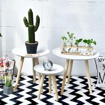 40x42cm/50x42cm Minimalist Art Living Room Decoration Small Side Tables Mini Wood+MDF Small Nordic Coffee Tables S balta