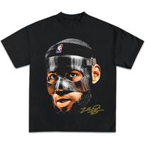King James Graphic T-Shirt Collection _ Premium Quality Heavyweight Basketball Shirts for Adults & Kids S įvairiaspalvis