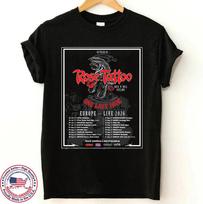 50 Years Of Rose Tattoo Band Europe Tour Unisex T Shirt Size  Unisex T-Shirt XXL