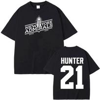 Scott Hunter #21 – New York Admirals Tee 2026 New Heated Rivalry High Quality Graphic Printing TEE Lightweight Breathable and Comfortable Clothes 4XL