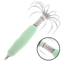 1Pc Luminous Fishing Lures Baits Squid Jigs Hook Light Green Fishing Lure Hook