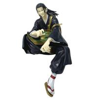 15cm Anime Jujutsu Kaisen Sėdinčioji figūrėlė Geto Suguru Veiksmo figūrėlės modelis PVC lėlės žaislas Aplinkos kolekcija Darbalaukio dovana black