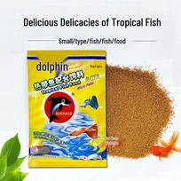 Dolphin Micro-Granule Tropical Fish Food for Small Ornamental Fish