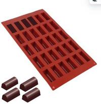 Kitchen Tools Silicone Ice Cube Mold Chocolate Desserts Cakes Mould Non-Stick Candy Bakeware Cake Mold 30 Holes DIY Baking Tools ruda