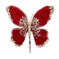 Butterflies Ornament Simulation Butterfly Wedding Decorations raudona
