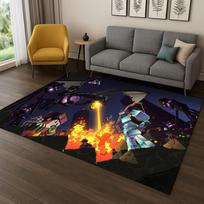 Classic S-Sandbox Cartoon Game Carpet Rug for Bedroom Living Room Sofa Home Decor,kids Game Area Rug Non-slip Floor Mat Gift 40x60cm