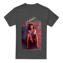 Flashdance Title 100% Cotton T-shirt Mens Tees Top S-2XL, Charcoal S