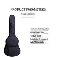Acoustic Guitar Waterproof Backpack: 38-inch, 40-inch, 41-inch Oxford Carry Case 38 inch single layer white
