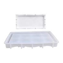 Sturdy Rectangular Silicone Mould For Crafting Resin Dishes And Holders 1