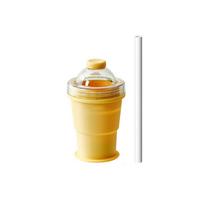 Leak-Proof Ice Cube Water Bottle Easy To Demold Ice Kettle Convenient Ice Mold Cooler Cup  Home geltona