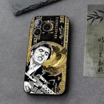 Scarface Tony MontanaS Phone Case Funda For Iphone 13 17 16 11 15ProMax 14 12 Pro Xs Max Mini Xr X 7 8 6 6s Plus Covers iPhone 15 Pro Max