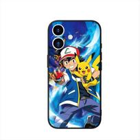 P-Pokémonų Charmander P-Pikachu telefono dėklas, skirtas Samsung Galaxy S25 S23 S22 S24 FE Ultra Plus A56 A05 A06 A15 A16 A57 S7 Edge Galaxy S25 blue
