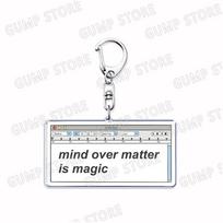 Popular Rapper Singer Frank Ocean Blonde Keychains for Accessories  Pink + White Be Yourself Ivy Keyring Fans Friends Gifts