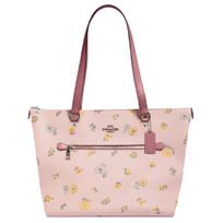 Coach Gallery 32 Floral Print Coated Canvas Tote Bag Women Tote Pink 2713-SVR59 Basic Set (Bag+Dust Bag)