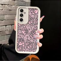 Creative Lace Pattern Case for Samsung Galaxy A16 A51 A73 A53 A54 A12 A13 A56 A35 A36 A71 A72 A15 A26 A32 A23 A34 Phone Cover Galaxy A34 5G