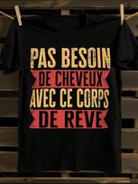 and WoRetro French Humor T-shirt XXL