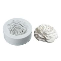 Peony Shaped Candle Resin Mold 3D Flower Soap Silicone Mould DIY Craft Molds Handmade Soap Mold for Cake Chocolate-Decor