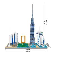 High-Quality Knew High-Quality Built High-Quality Dubai High-Quality Skyline High-Quality Building High-Quality Block High-Quality Models in bag