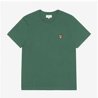 Maison KiTune Men Fox Head PaTch ShorT Sleeve T shirT P399 PM00107KJ7026 P399 (S)
