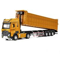 1/50 Miesto sunkiasvoris savivarstis modelis Metalinis liejinys Šlako anglies kasyklos transporto priemonės Automobilio modelis Garsas ir šviesa Vaikų žaislas Dovana orange