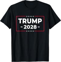 Donald Trump 2028 President American Flag Pro Trump Vintage TShirt S5XL Unisex T-Shirt S