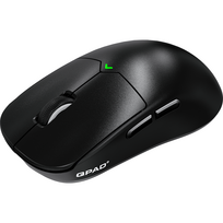 QPAD Mark Model 1, juoda - Belaidė pelė
