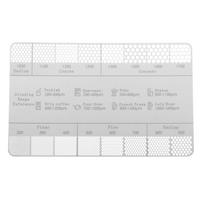 Stainless Steel Coffee Grind Reference Card Metal Coffee Grind Size Ruler Professional Coffee Bean Grinder Accessories A