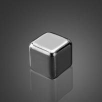 Stainless steel ice cubes quick-frozen recyclable quick-chilled grains ice wine stone metal ice grains red wine whiskey beer ice cubes