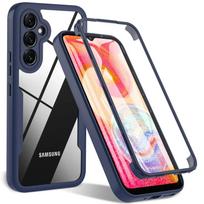 360 Full Body Case For Samsung Galaxy A14 A54 A34 5G A05 A15 A25 S23 FE A24 A04S A53 A13 A23 A33 A32 A51 A72 A71 Cover Protector Galaxy S23 mėlyna