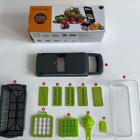 14/16-in-1 Handheld Vegetable Chopper for kitchen,Grater Dicer Slicer, Multi-Tool for Onion&Veggie Prep 12 in 1