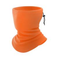 Yousheng Vilnos Kaklaskarė Vienos Spalvos Reguliuojama Raišteliu Šilta Poliarinė Vilna Veido Apsauga Jojant Šaltam Orui Kaklaskarė 25*30cm oranžinė