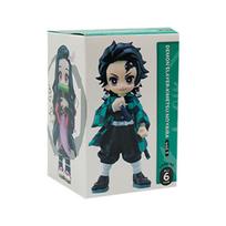 Demon Slayer Tanjiro Kamado Nezuko Anime Animacinis Figūrėlė Slepiančioji Dėžutė Kūrybingas Personalizuotas Statulėlės Modelis Ornamentas Staigmena Dovanų Dėžutė gray