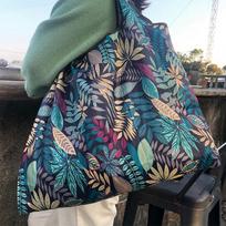 Versatile Folding Shopping Bag, Large Capacity Travel Tote Bag, Fashion Reusable Grocery Bag KTB 52x6x40cm