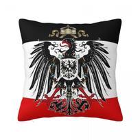 Germany Flag German Patriotic  Square Pillowcase Cushion Cover Pillow Case Throw Pillow Cover for Home Bedroom Car 12x12Inch