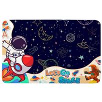 Outer Space Kids Rug for Playroom Solar System Educational Rug Kids Floor Mat Kids Rug Play Carpet for Children Playroom 50x80CM
