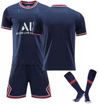 2122 Home - Saint-Germain Children's Football Training Suit Set 16 mėlyna