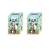 New Rebel Bear Animal Series Vinyl Plush Blind Box Adorable Pendant Key Ring Collectible Gift For Anime Fans Durable