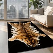 Tiger Style Bold Pattern Rug – Modern Minimalist Carpet for Living Room Bedroom Gaming Room Indoor Decor 50x80cm
