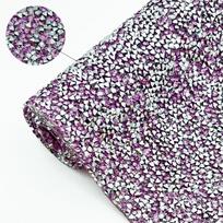 Self Adhesive Resin Rhinestone Colorful DIY Decorative Rhinestone Sticker Sparkling Shiny Crystal Sticker Bag Ornament violetinė