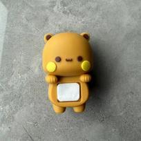 Kawaii Cute Bubu Dudu Anime Figures Home Car Phone Ornament Cute Panda Mini Toy Cartoon Yier Bear Doll Screen Decor Couple Gift