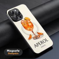 Aperol spritz kokteilis Oranžinis telefono dėklas iPhone 16 15 14 13 12 11 Plus Pro Max  Aukščiausios klasės prabangus Magsafe Avikailis iPhone 15 Pro