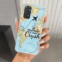 World Map Travel Plans Phone Case for Xiaomi Redmi Note 14 13 12S 12 11S 11 Pro Plus 11T 11E 10S 9 9S Soft Funda Print Shell Not Redmi Note 14 4G