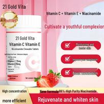 21 Golden Vita Vitamin C+E Niacinamide Chewable Tablets