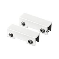 White Aluminum Corner Clamps Heavy Duty Glass Tile Fixing Clip Tile Holder  Furniture Accessories C