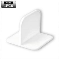 Multi Purpose T Shape Shelf Brackets Furniture Anti Tipping Device No Drill Needed Connectors for Shoe Cabinet Bookcase AS SHOWN